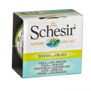 Schesir Gato Atum e Dourada lata 85gr